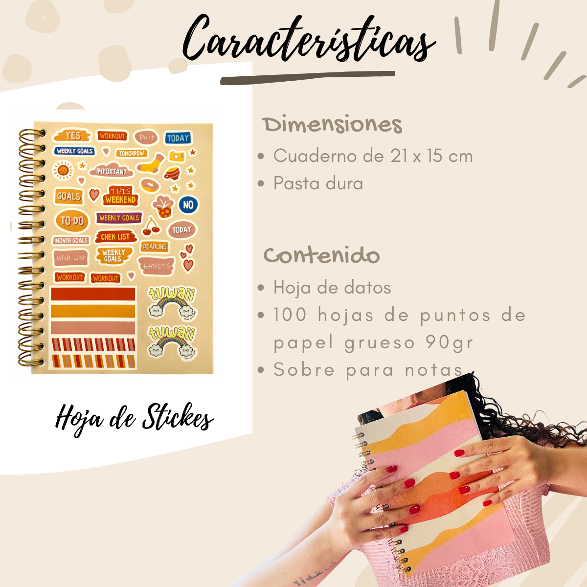 Bullet Journal Desierto Rosa